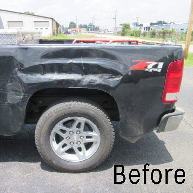Collision Damage Before Repair at Cogswell Ford in Russellville AR